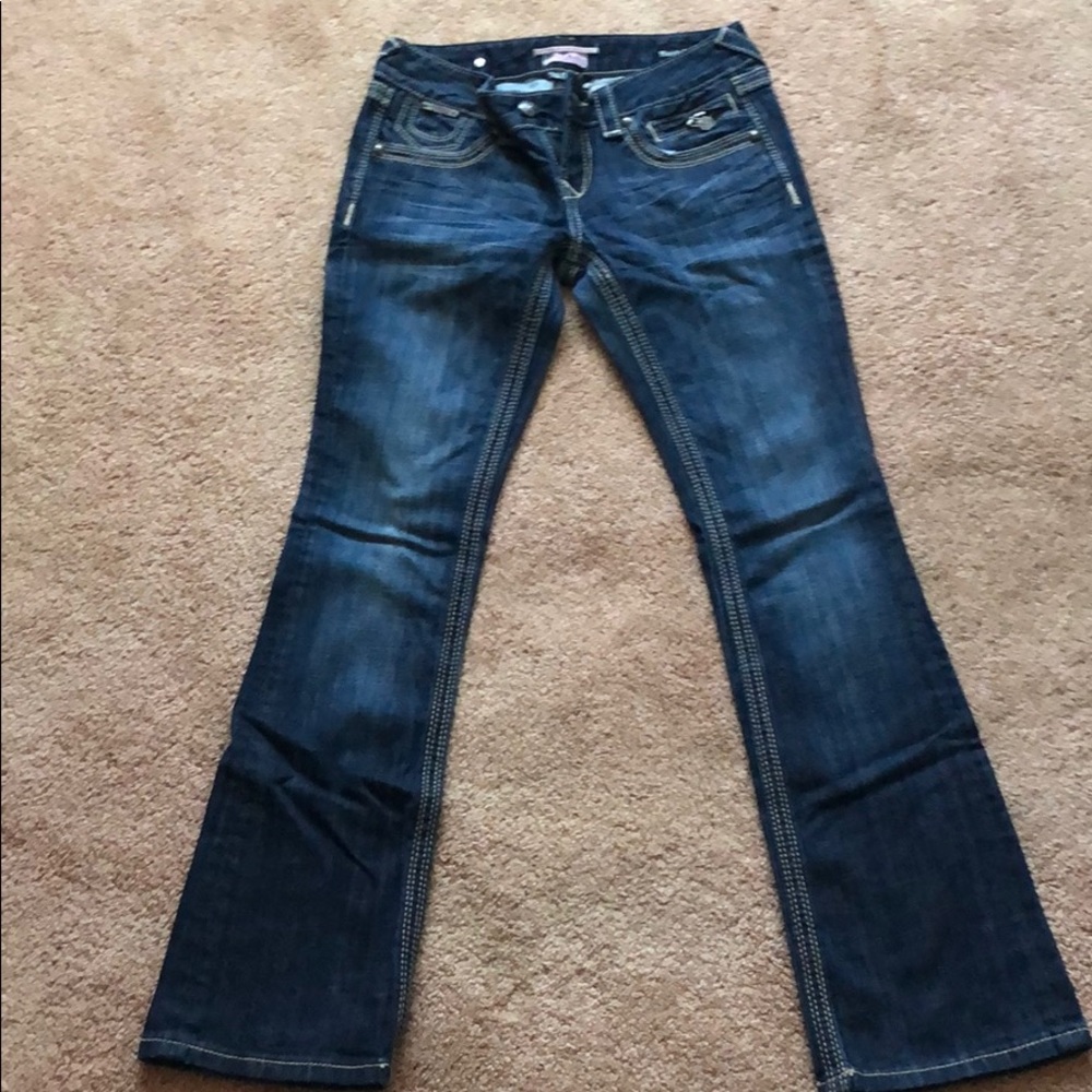 Express Rerock Barely Boot jeans